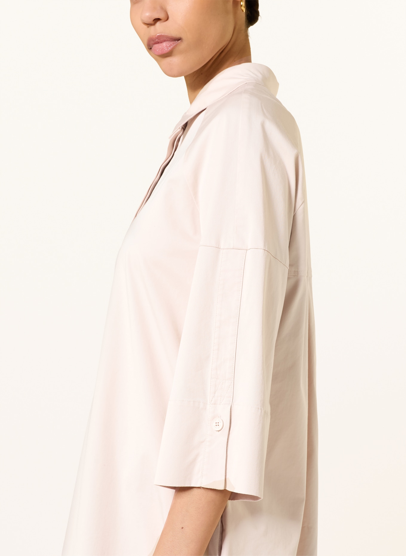 MARC CAIN Hemdblusenkleid mit 3/4-Arm: 153 Magnolia