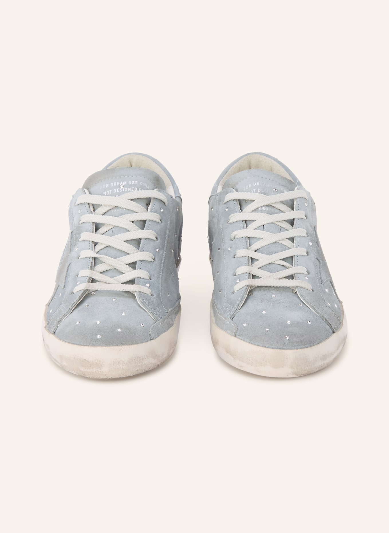 GOLDEN GOOSE Sneaker SUPER-STAR: BLAUGRAU