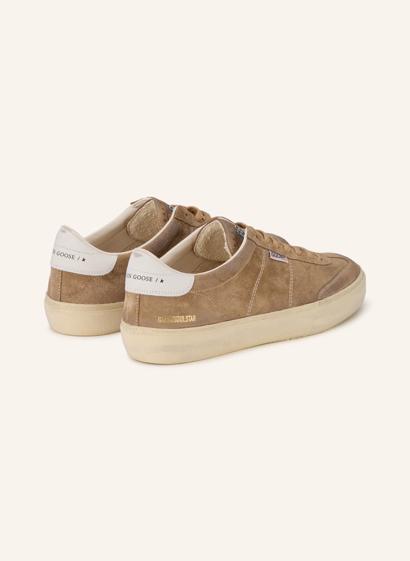 GOLDEN GOOSE Sneaker SOUL STAR: CAMEL / WEISS