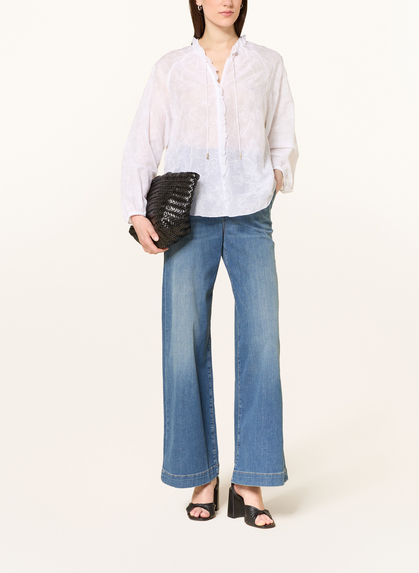 MARC CAIN Blusenshirt: 100 WHITE