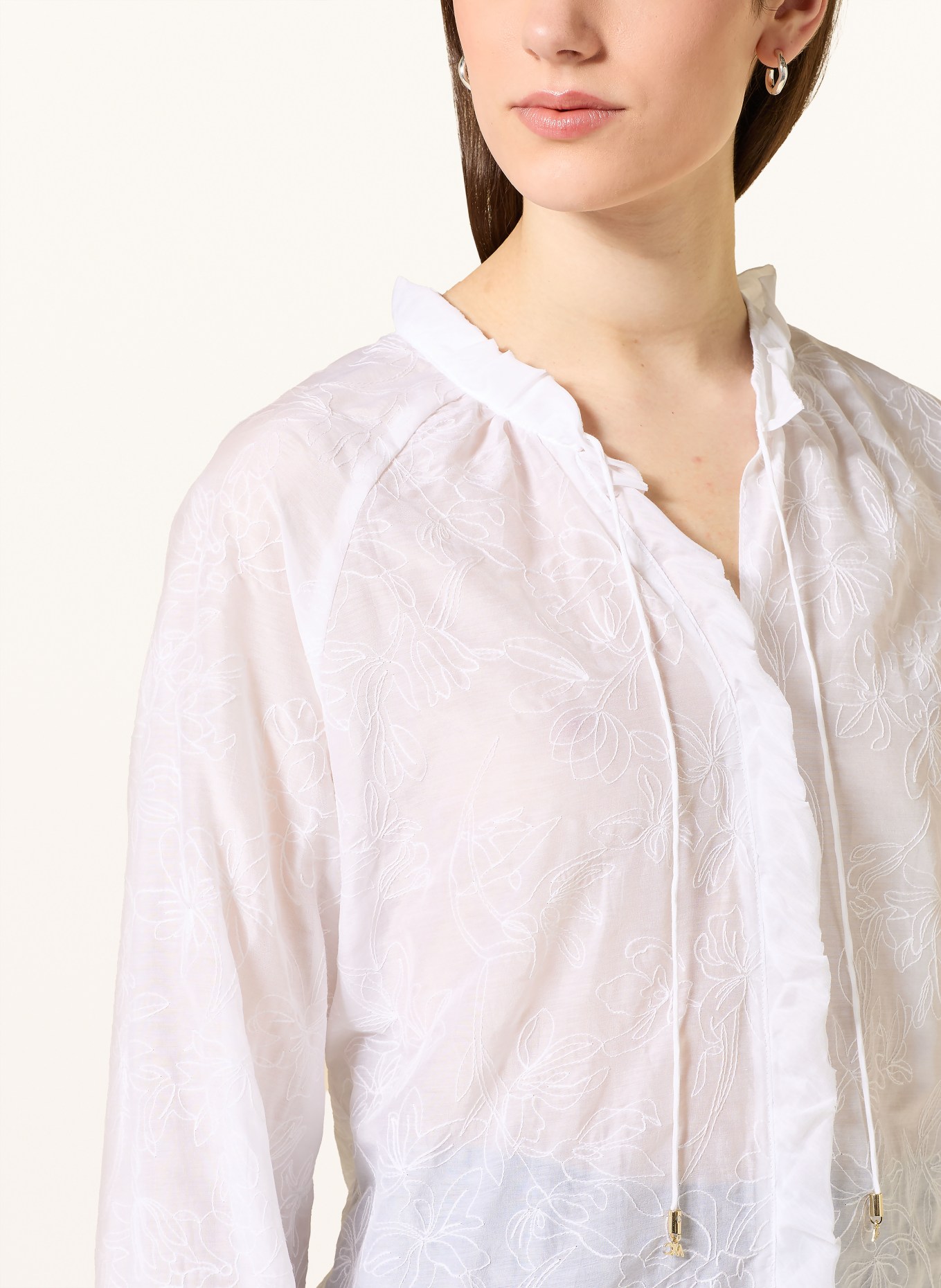 MARC CAIN Blusenshirt: 100 WHITE