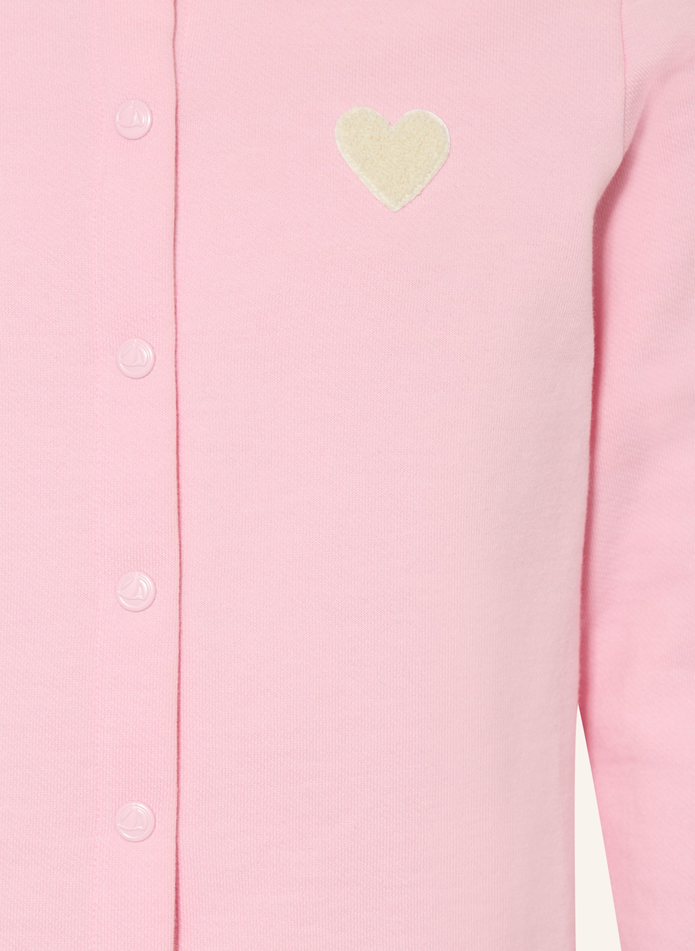 PETIT BATEAU Sweatjacke: ROSA