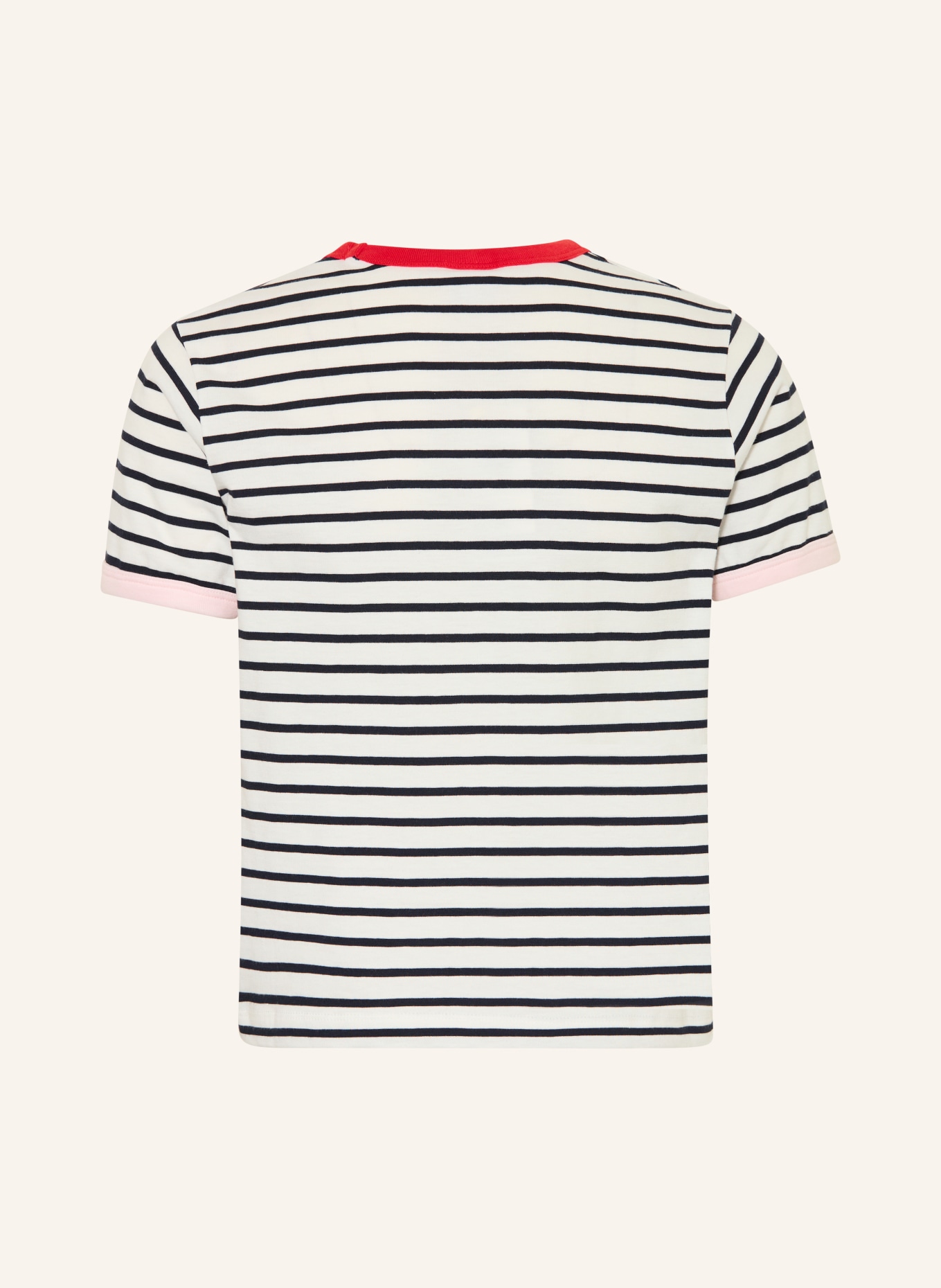 PETIT BATEAU T-Shirt: WEISS / DUNKELBLAU