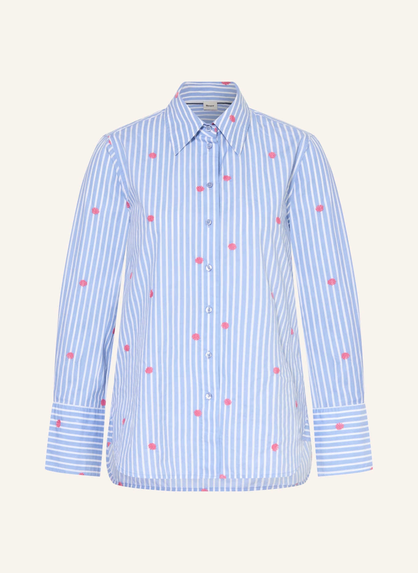 BRAX Košile VIKI: TMAVĚ MODRÁ / RŮŽOVÁ / BÍLÁ