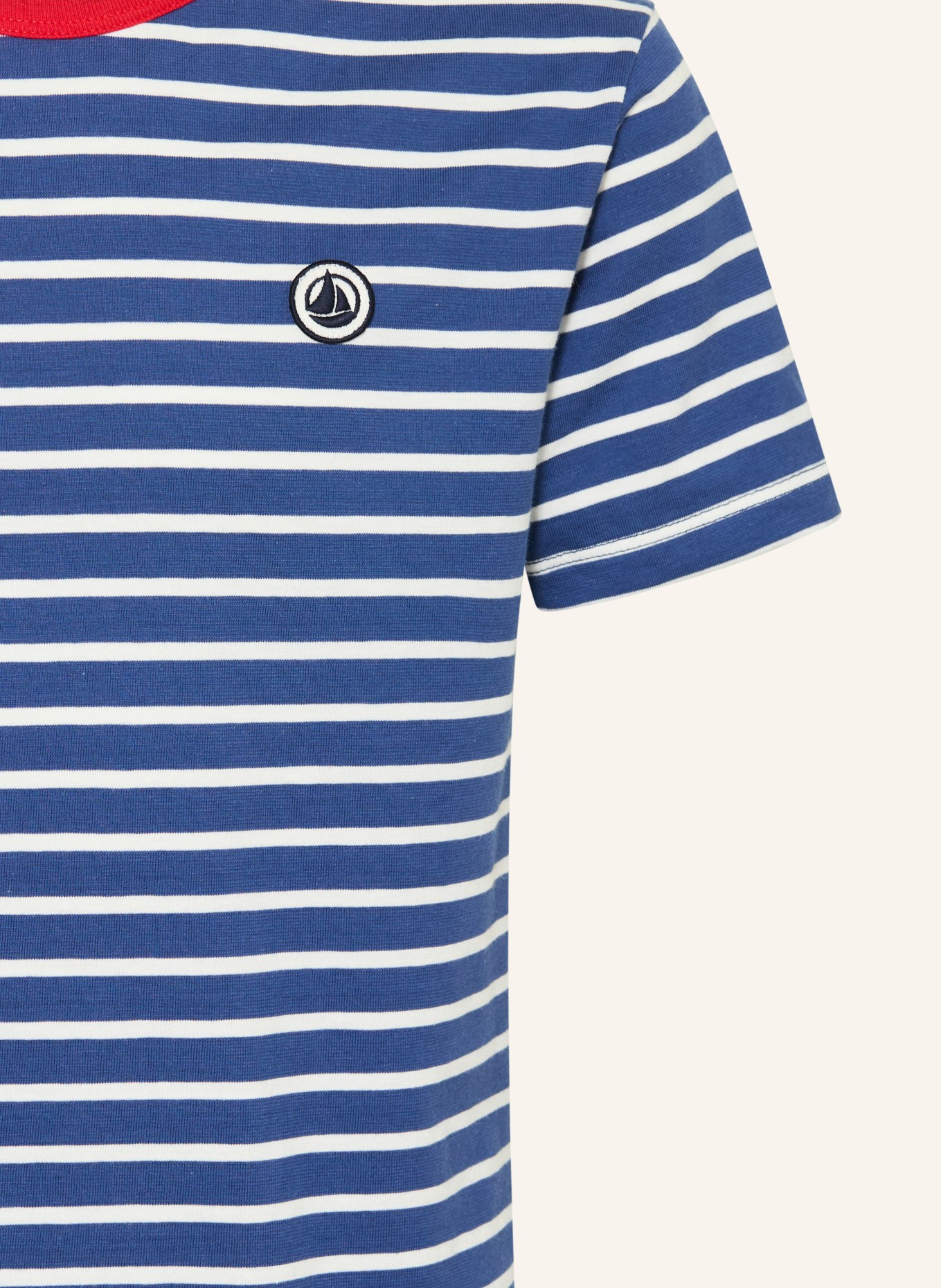 PETIT BATEAU T-shirt: BLUE / WHITE