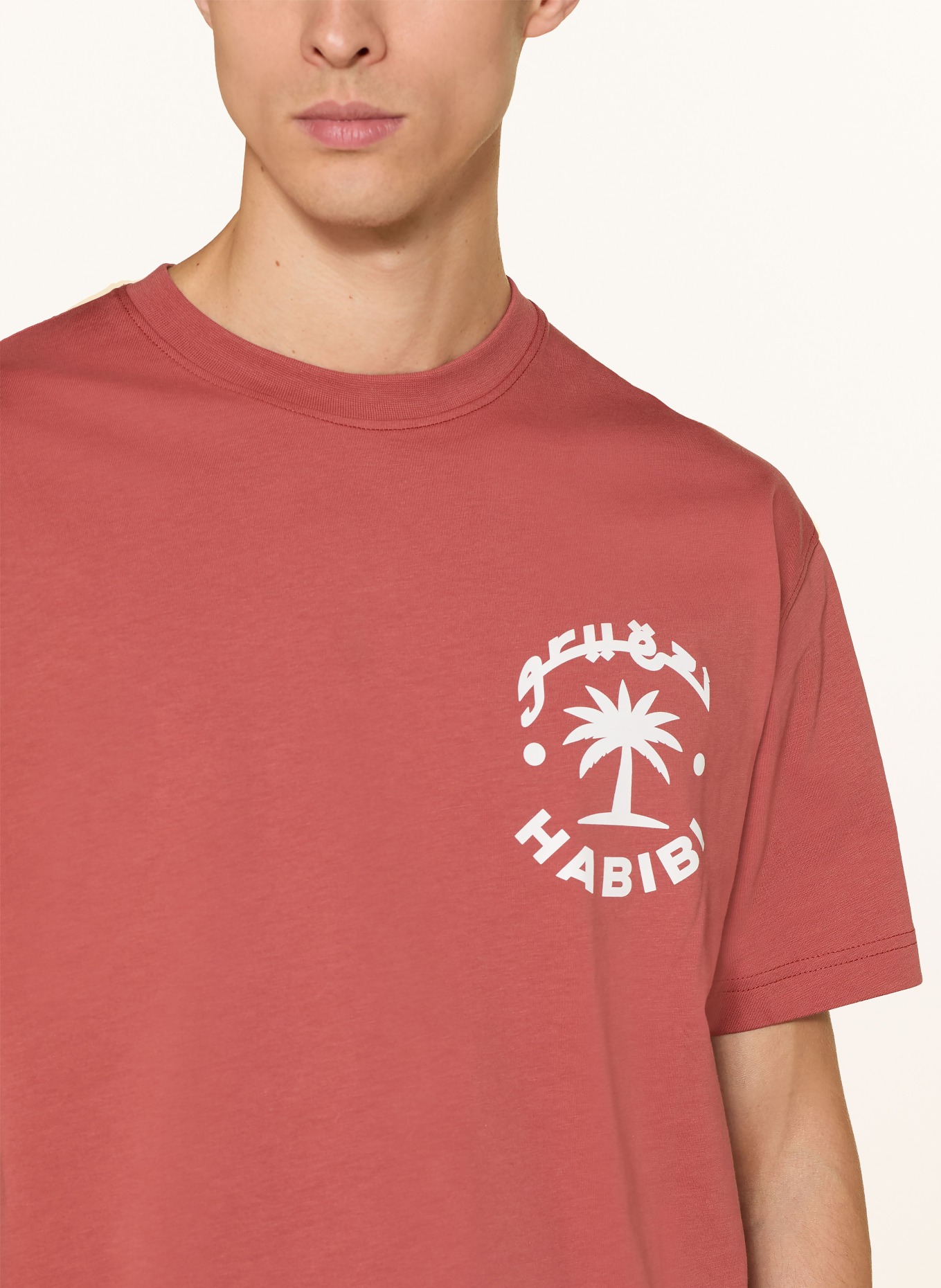 STRELLSON T-Shirt: ROT / WEISS