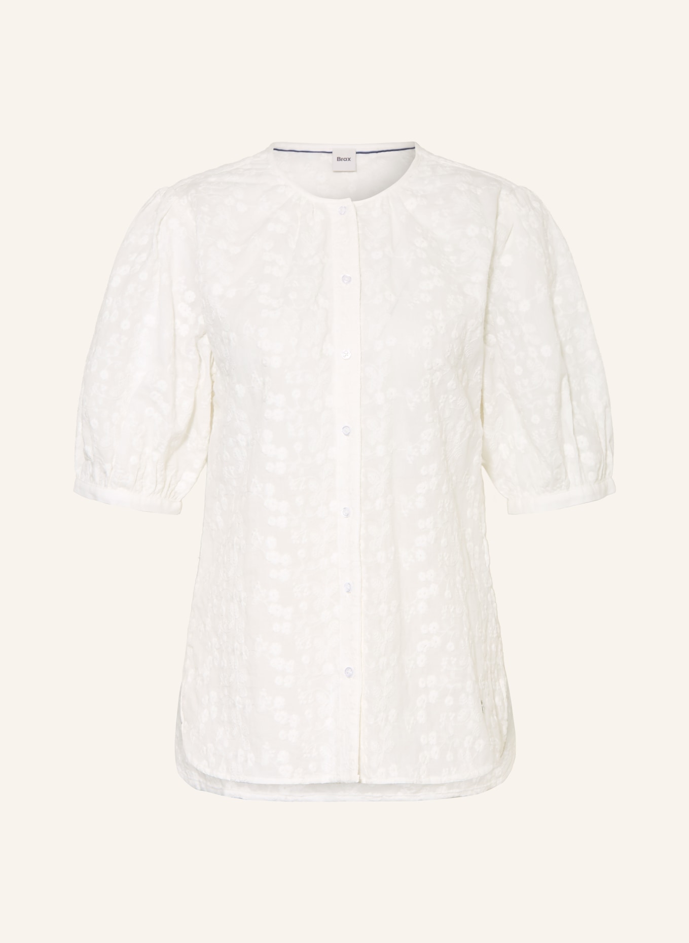 BRAX Bluse VEA mit 3/4-Arm: WEISS