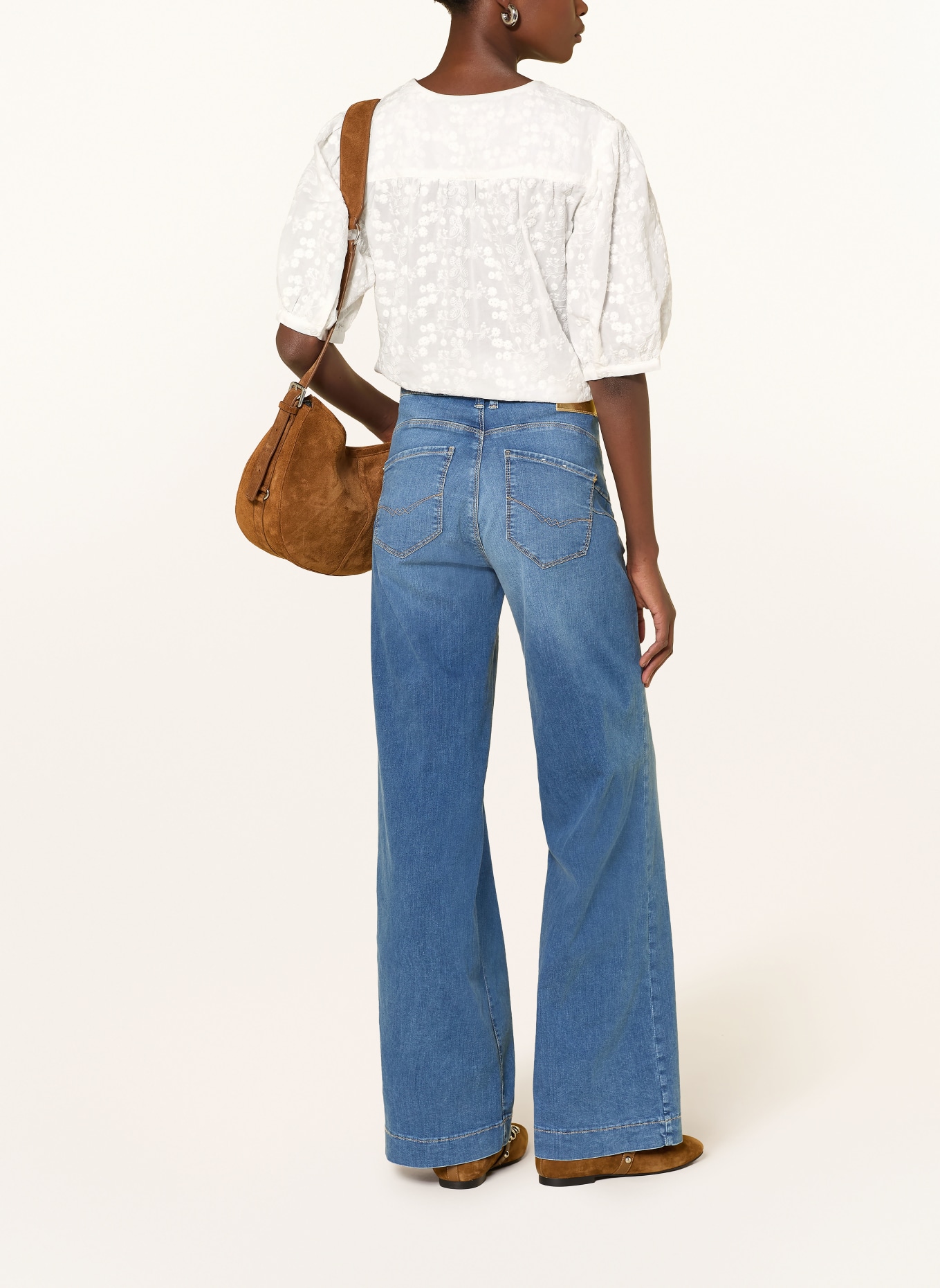 BRAX Bluse VEA mit 3/4-Arm: WEISS