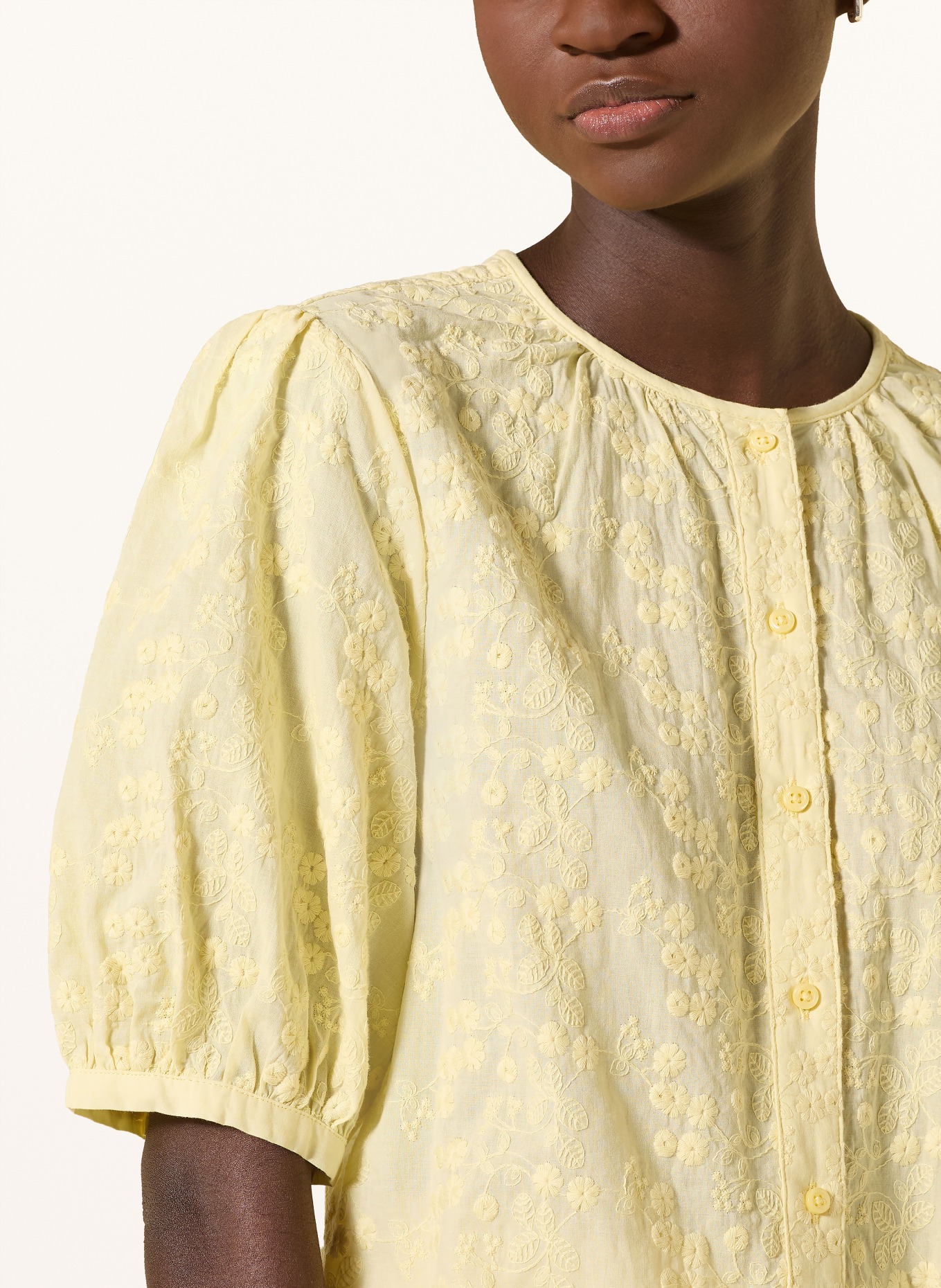 BRAX Bluse VEA mit 3/4-Arm: HELLGELB