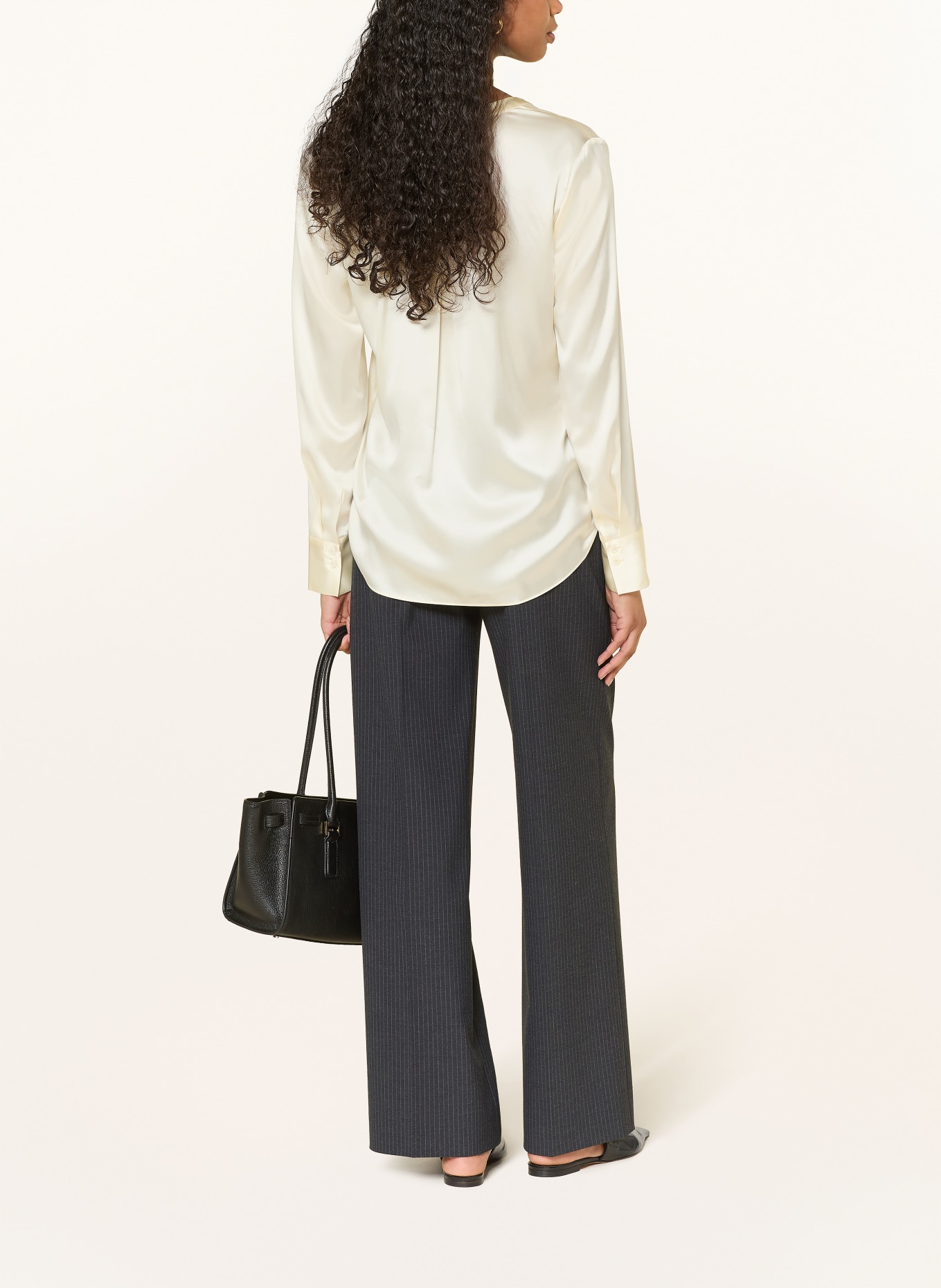 HERZENS Hedvábná halenka: KRÉMOVÁ