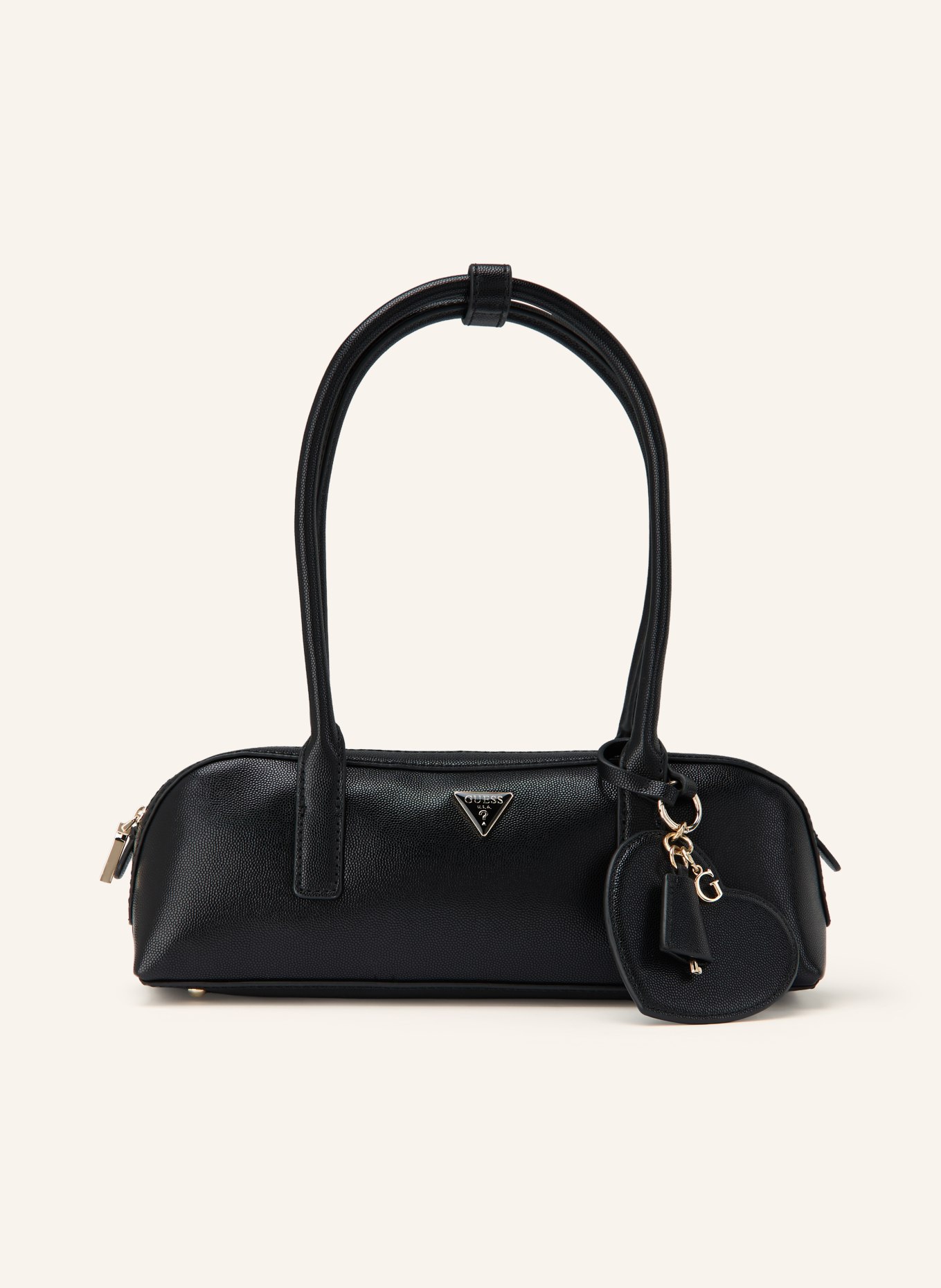 GUESS ISOBEL shoulder bag: BLACK