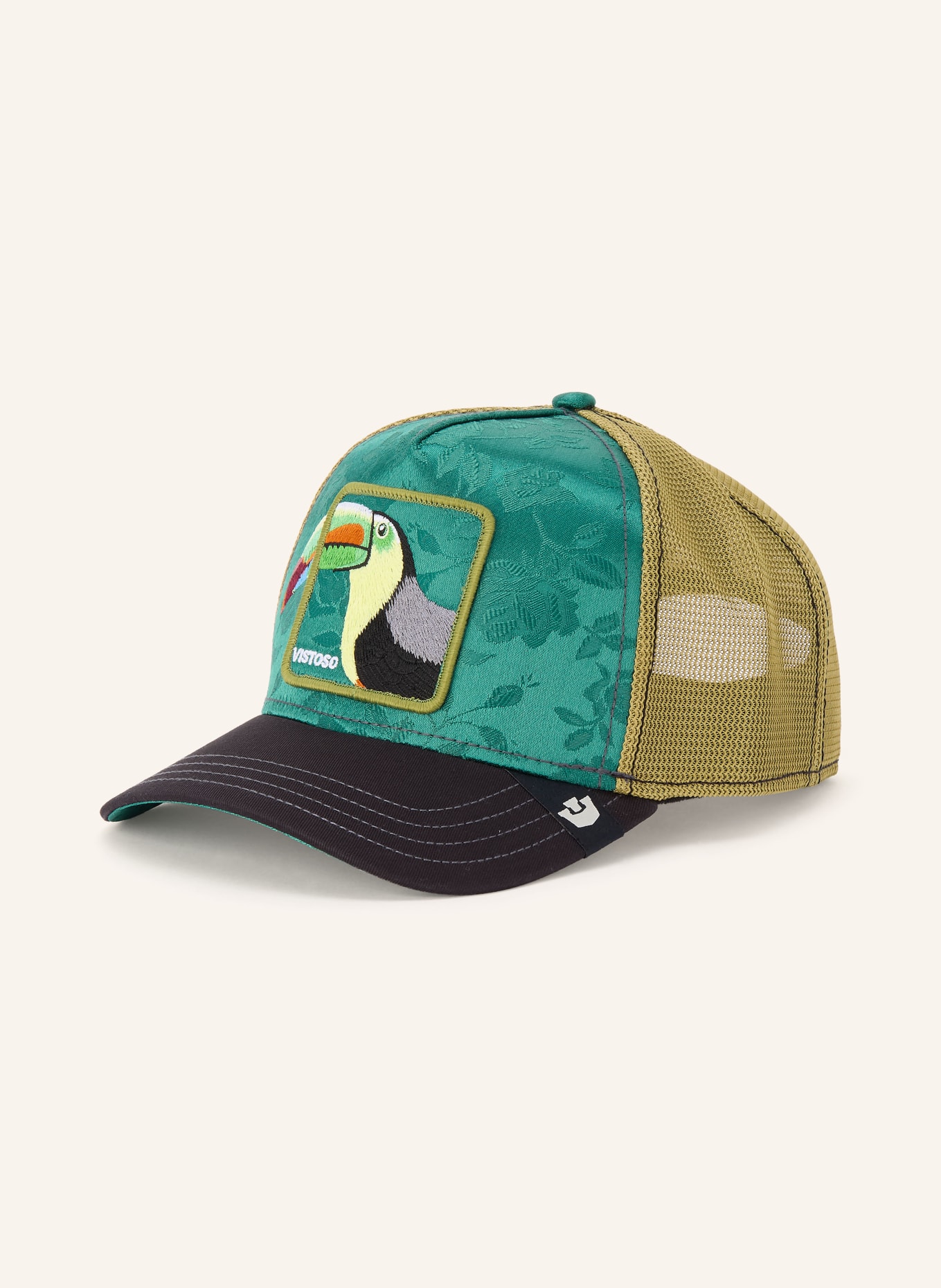 GOORIN BROS. BELIZE TOUCAN cap: GREEN / OLIVE / BLACK