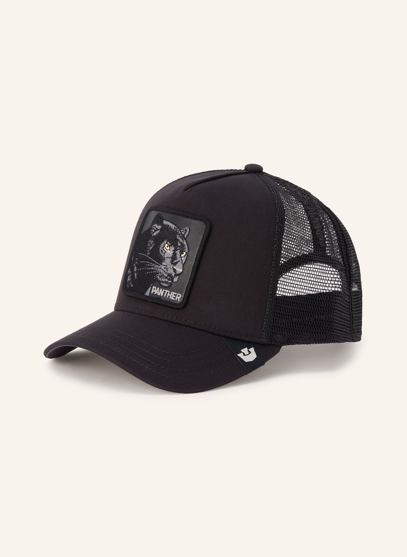 GOORIN BROS. PANTHER TRUCKER cap: BLACK