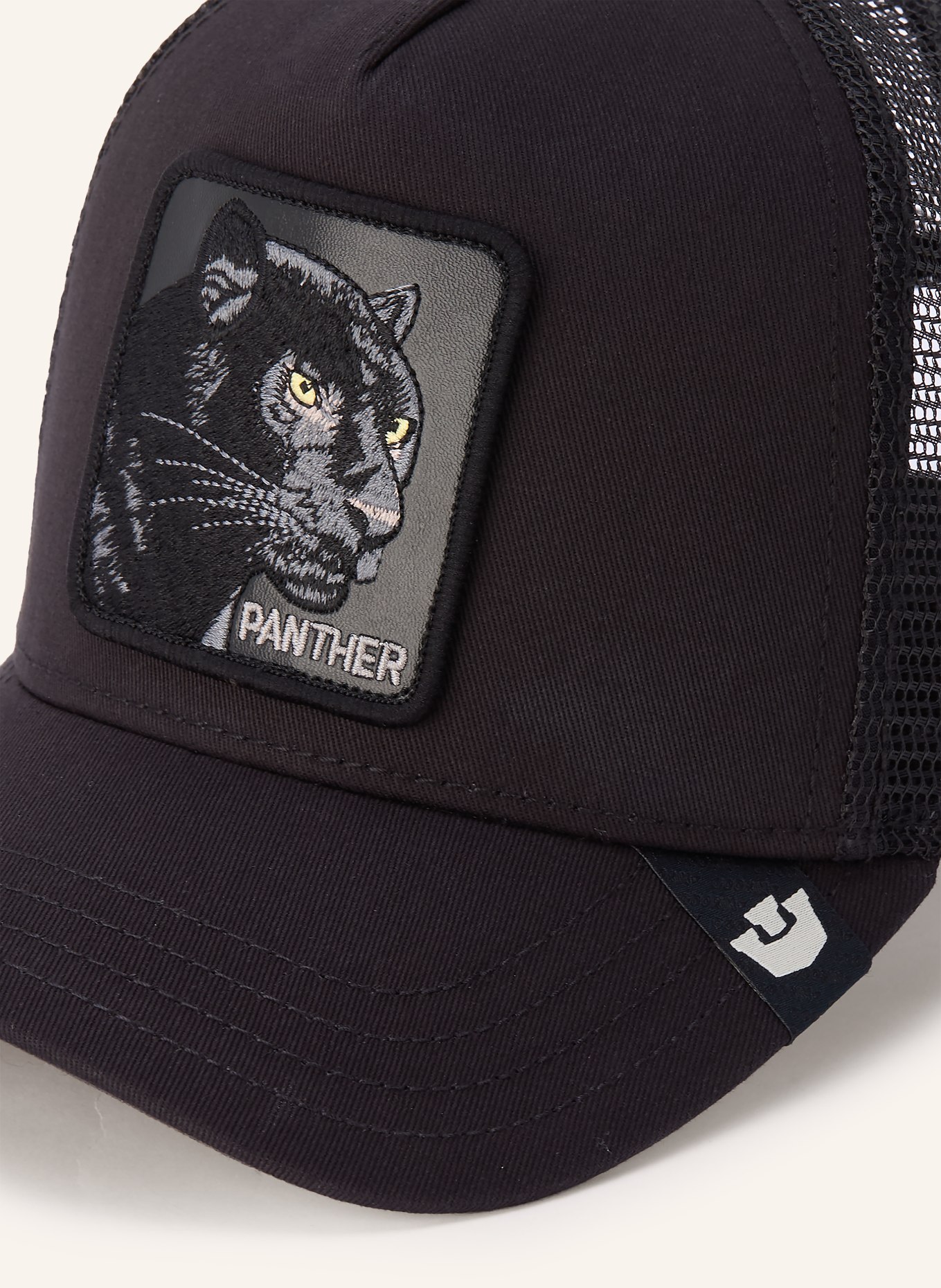 GOORIN BROS. PANTHER TRUCKER cap: BLACK