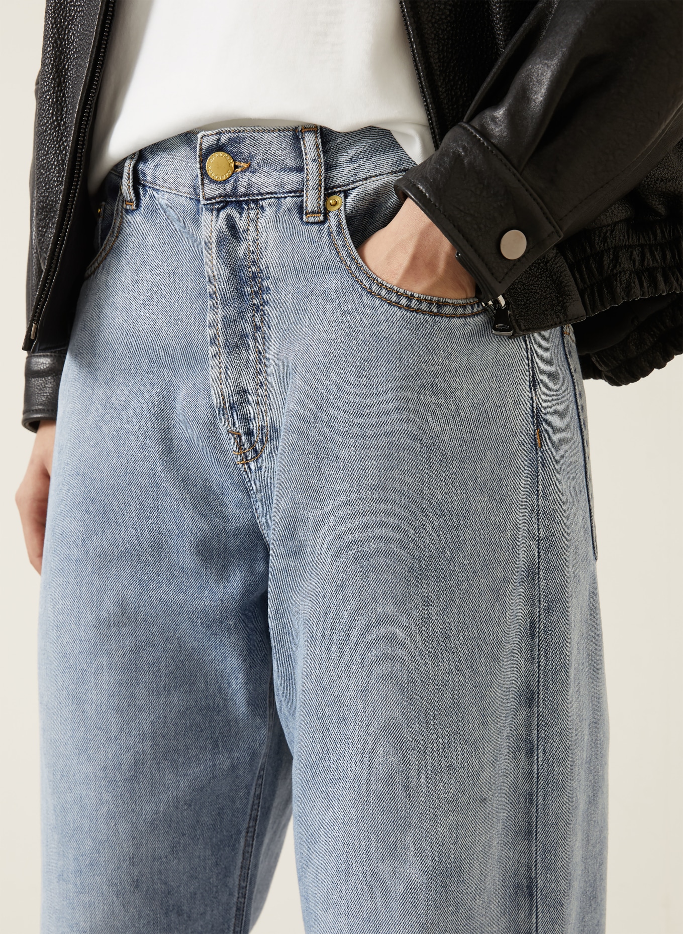 DARKPARK Wide Leg Jeans GALE: W021 SAN FRAN BLUE