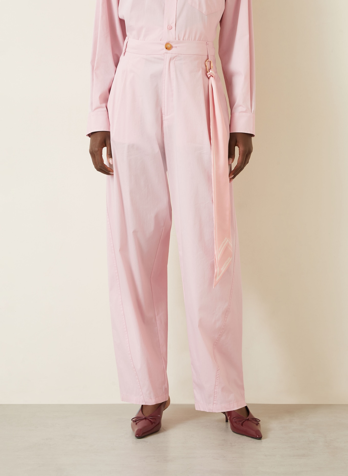 DARKPARK Marlenehose PHEBE: HELLROSA