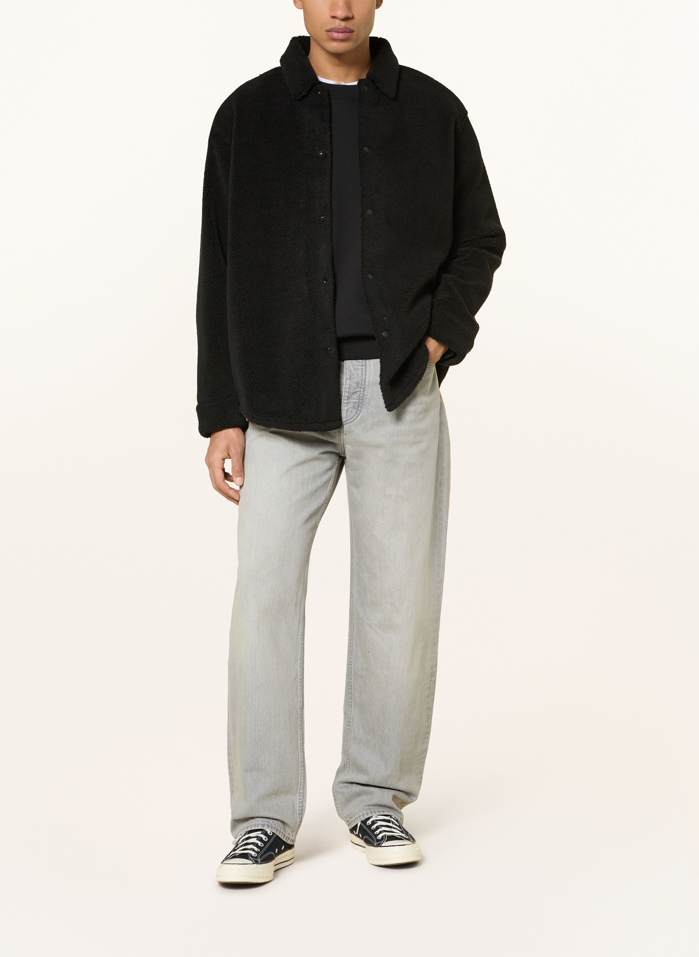 HUGO Jeans NATE Baggy Fit: 035 MEDIUM GREY