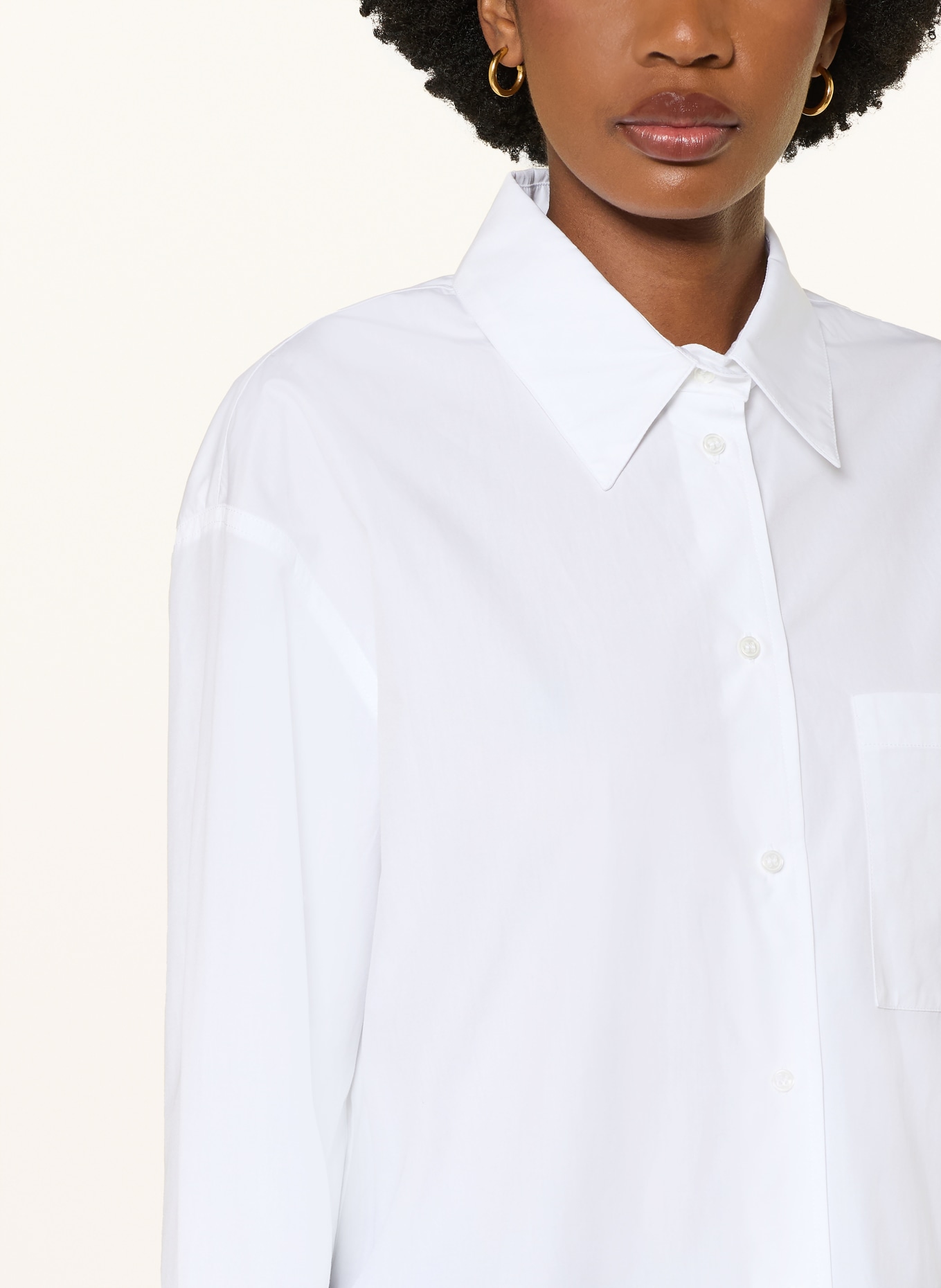 LOULOU DE SAISON LEE shirt blouse: WHITE