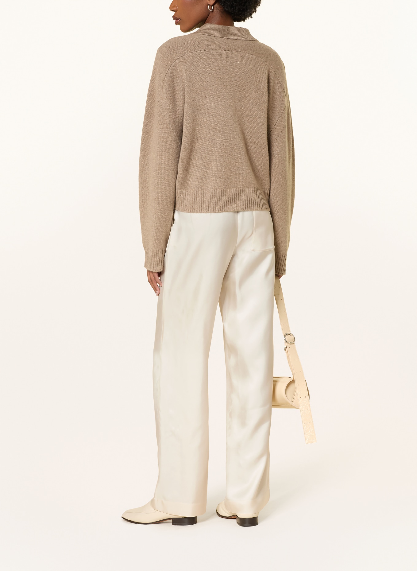 LOULOU DE SAISON Seidenhose ALERA: CREME