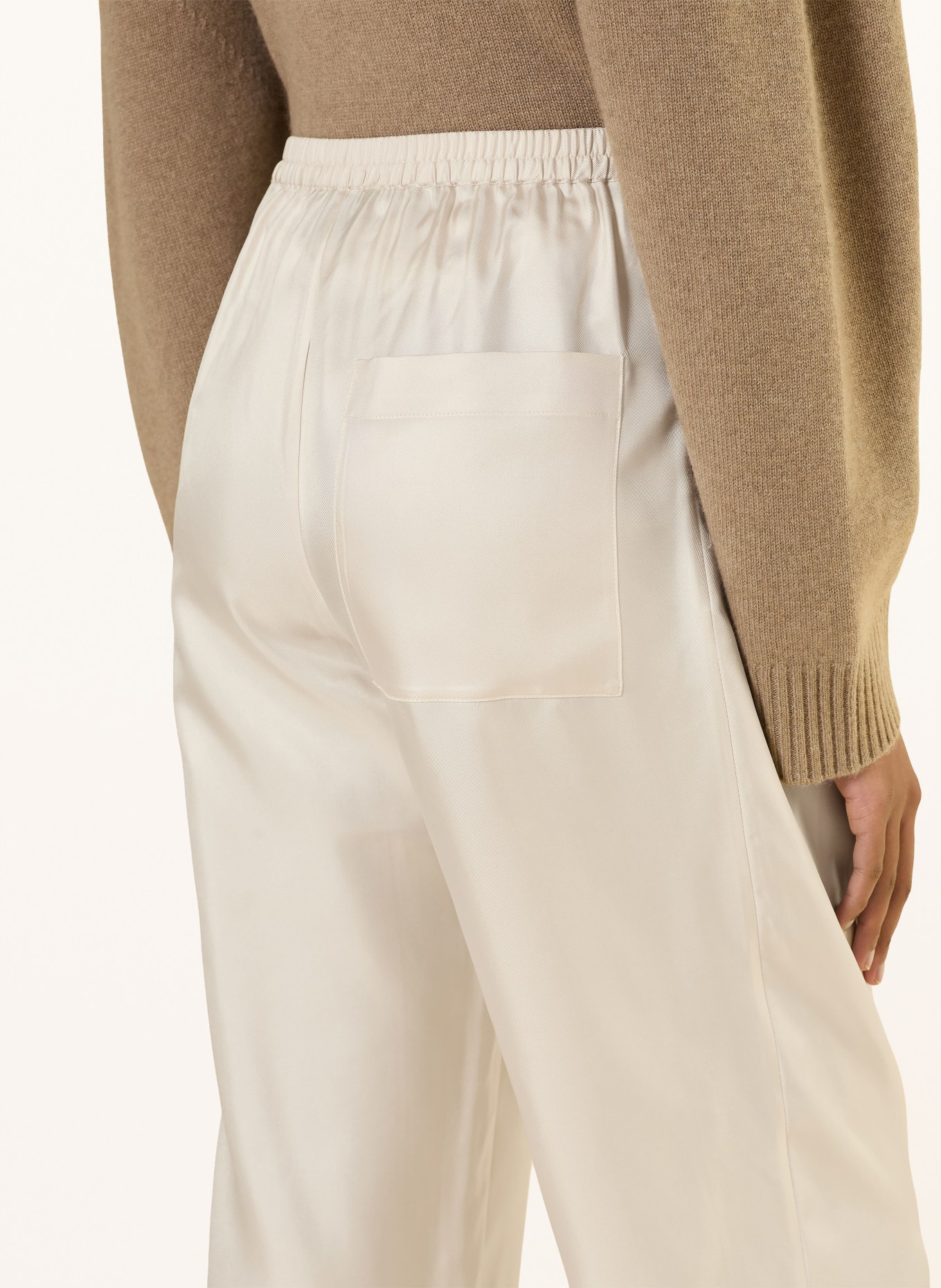 LOULOU DE SAISON Seidenhose ALERA: CREME