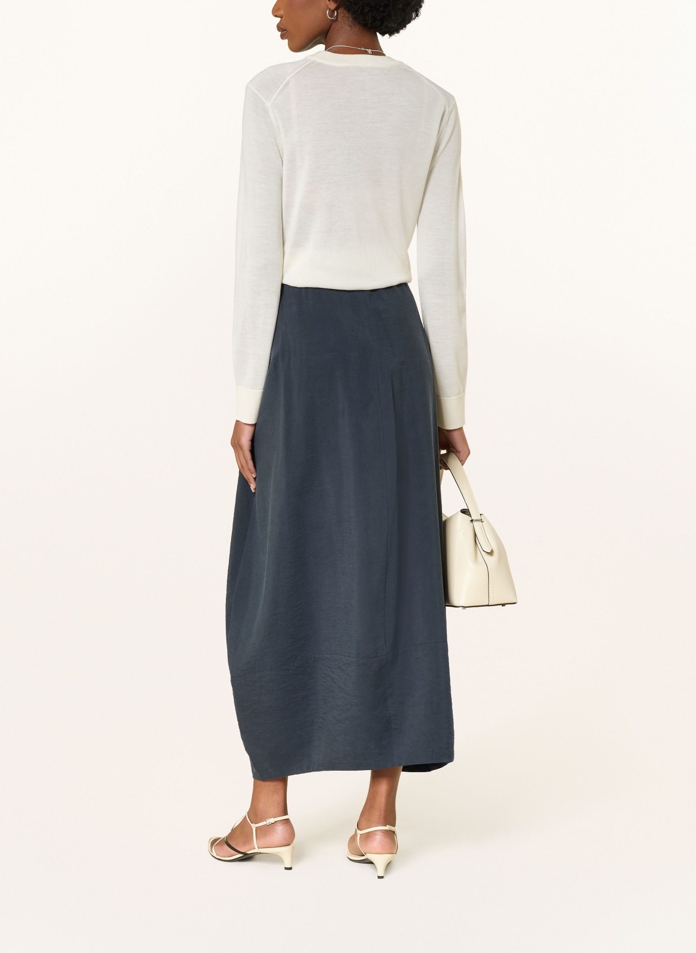 LOULOU DE SAISON Cashmere-Pullover DITTO: ECRU