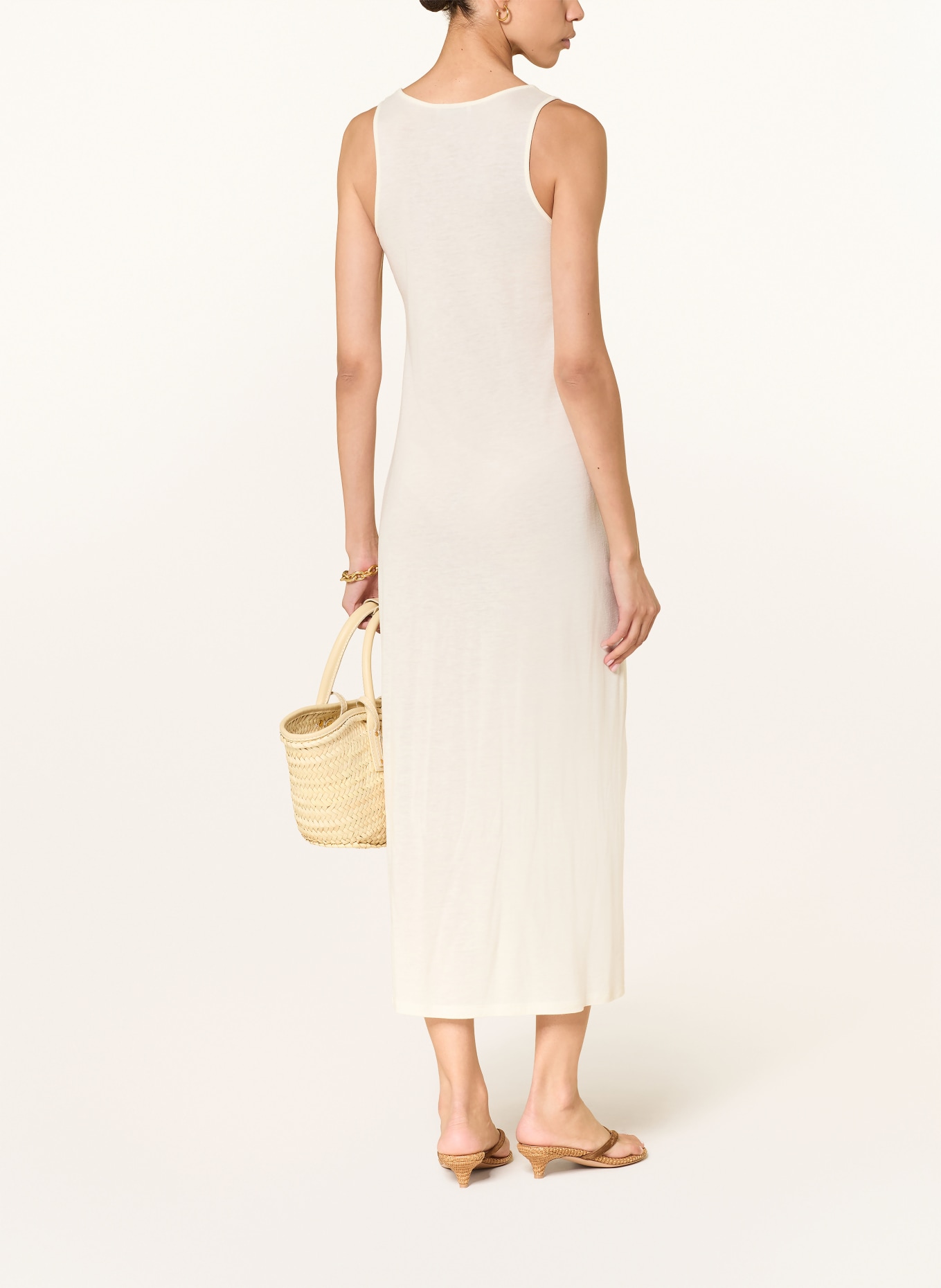 LOULOU DE SAISON Jerseykleid MYRON: ECRU