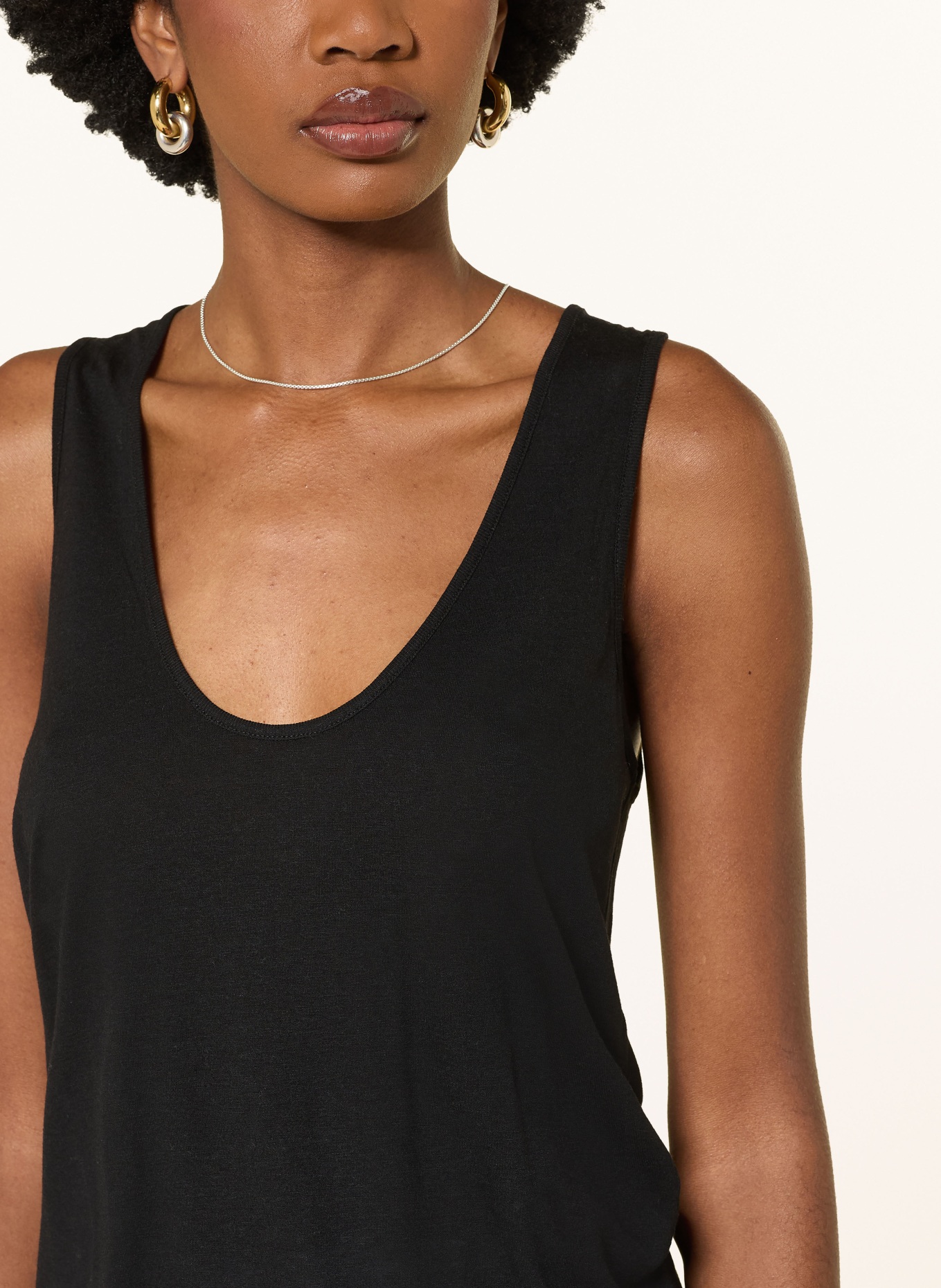 LOULOU DE SAISON Top ALBIA: BLACK