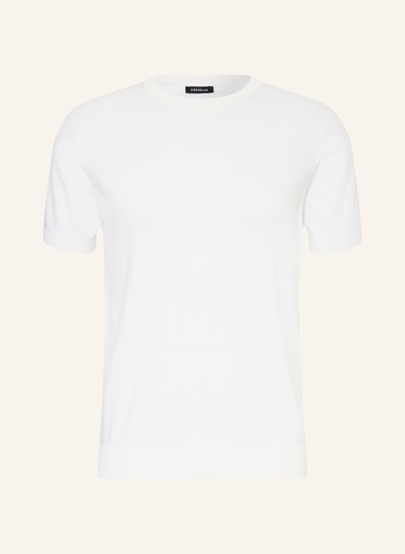 DRESSLER Strickshirt: WEISS
