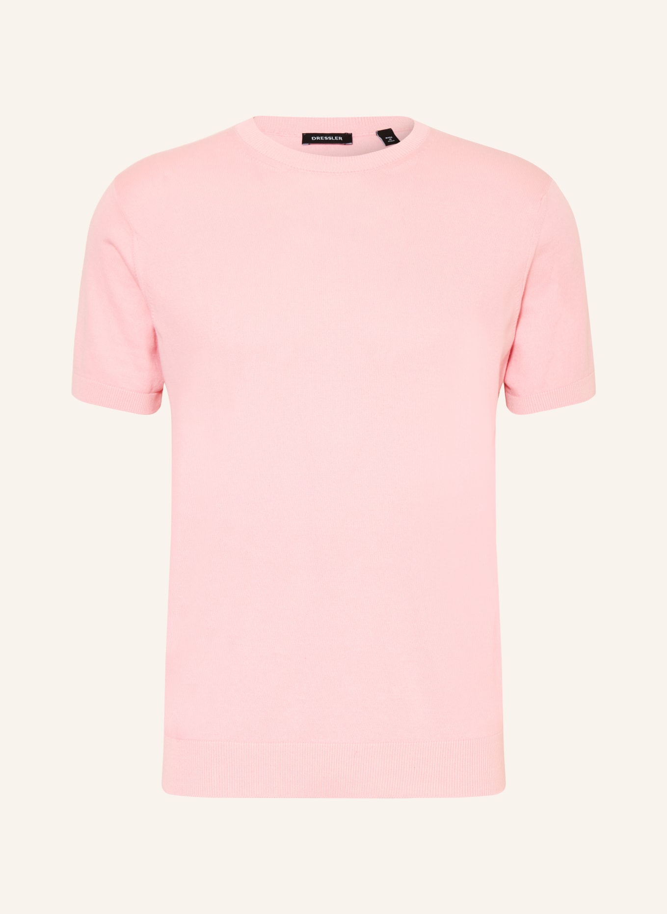 DRESSLER pletené tričko: RŮŽOVÁ