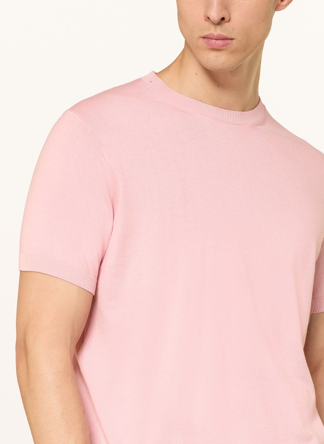 DRESSLER pletené tričko: RŮŽOVÁ