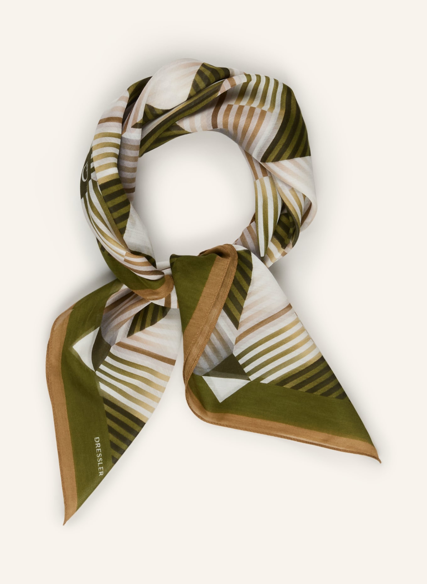 DRESSLER cloth: GREEN / BEIGE / CREAM