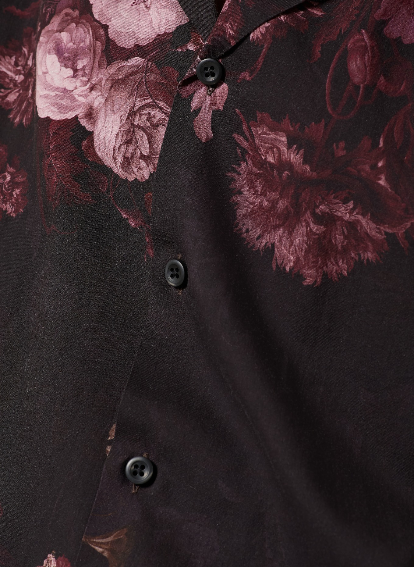 STRELLSON Resorthemd CLINT Comfort Fit: DUNKELROT / DUNKELBRAUN