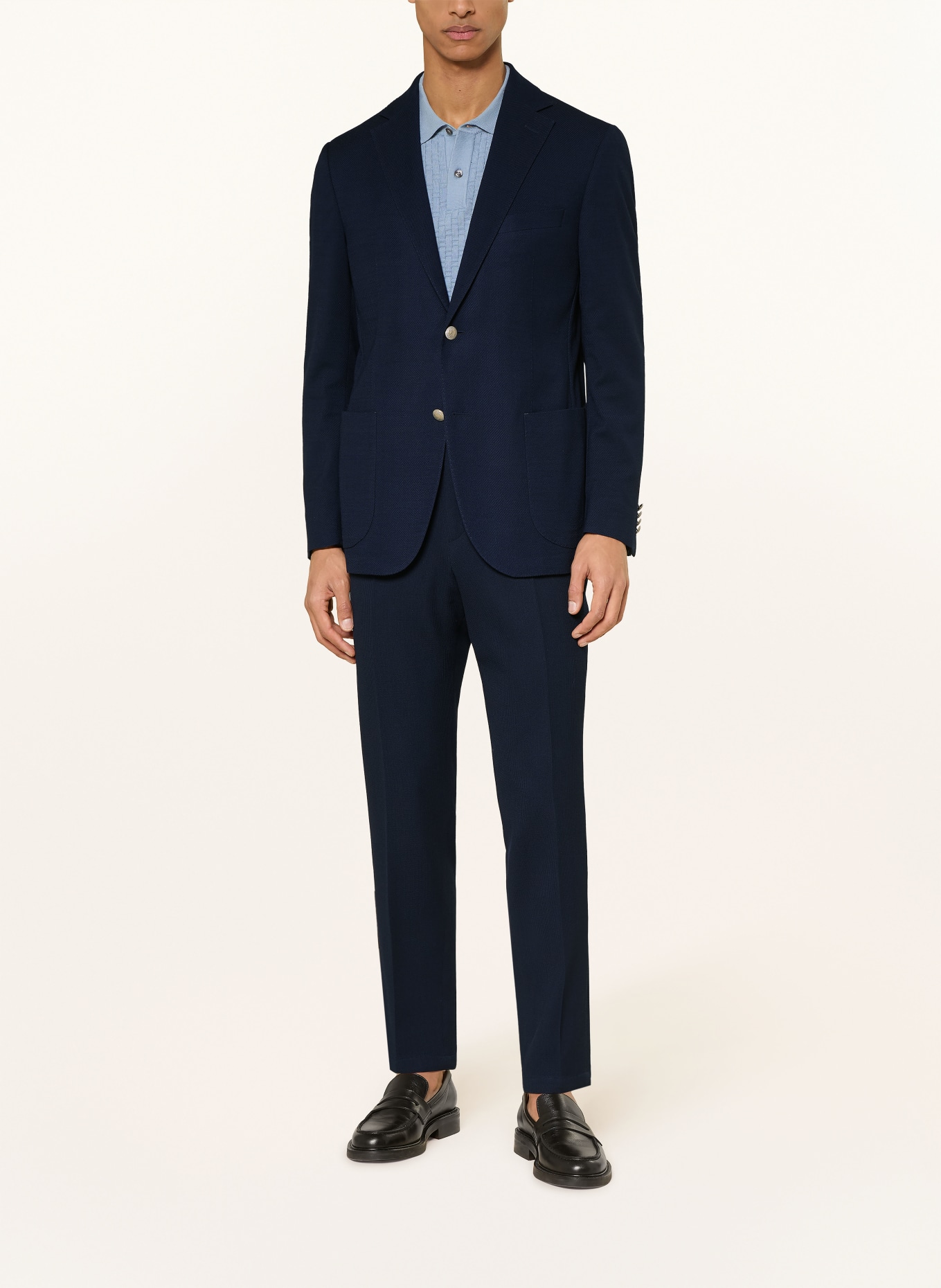 DRESSLER Slim fit jacket: DARK BLUE