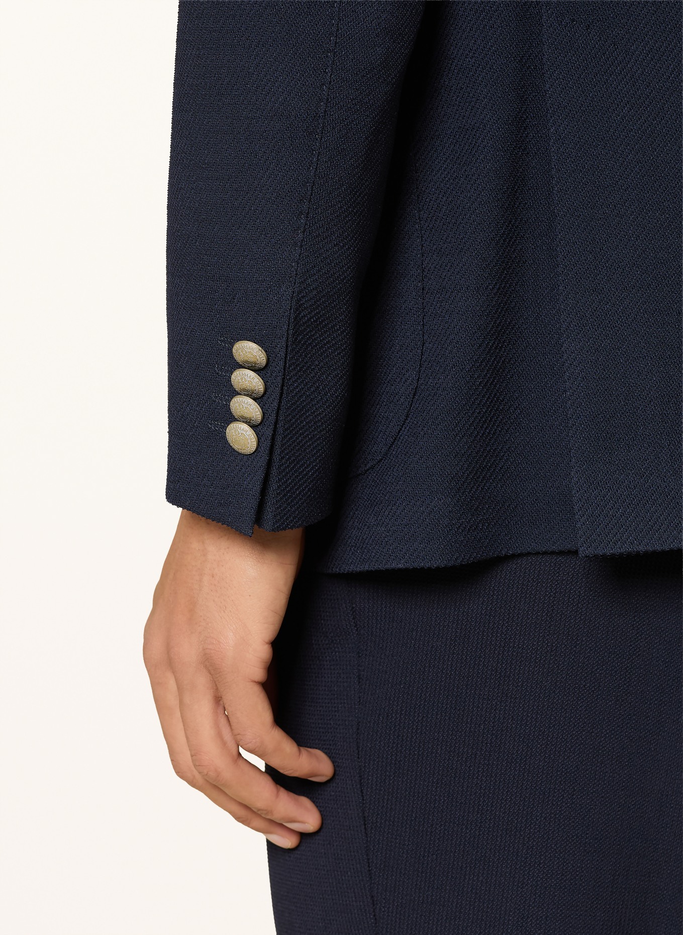 DRESSLER Slim fit jacket: DARK BLUE