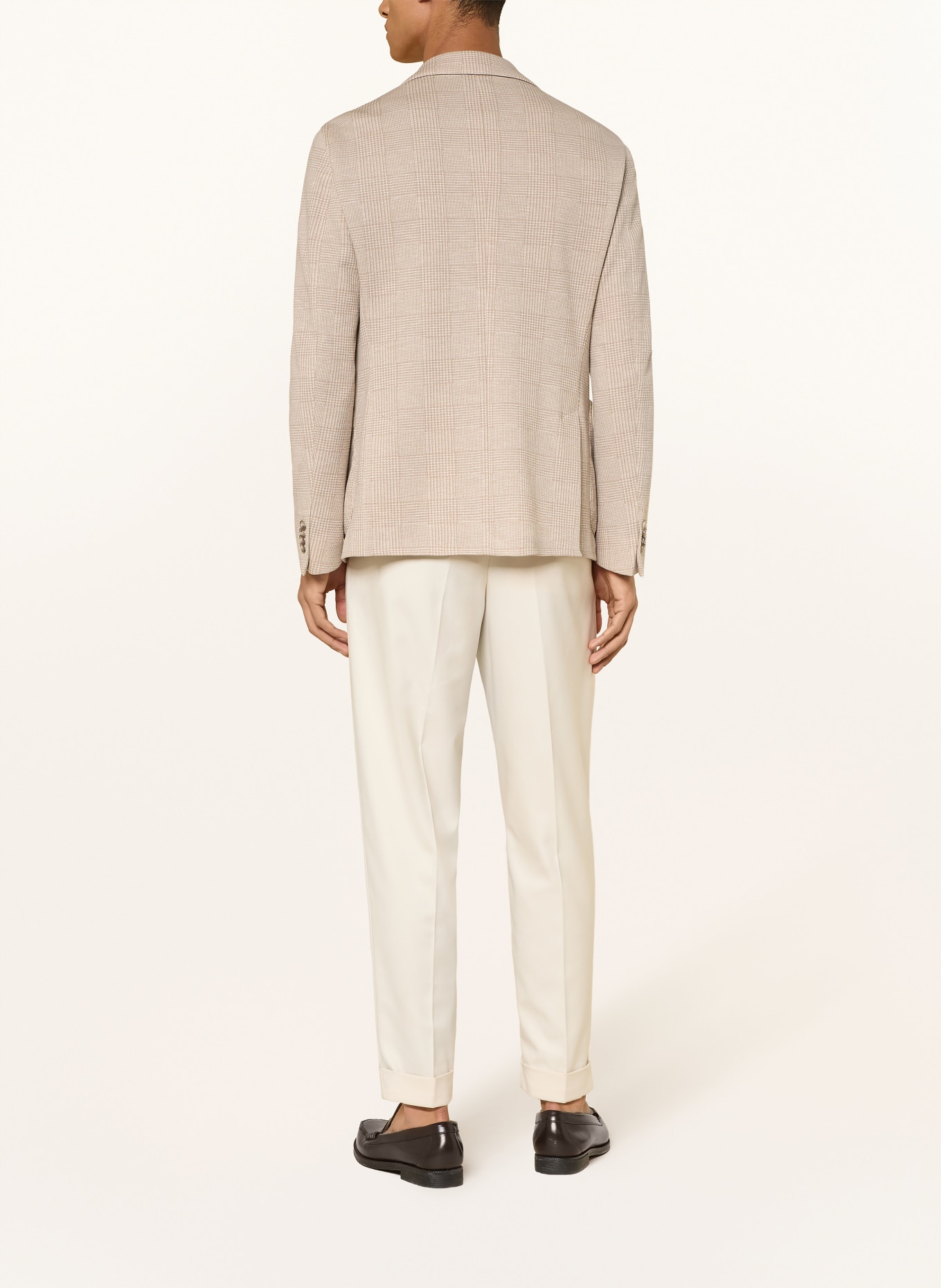 DRESSLER Jerseysakko Extra Slim Fit: HELLBRAUN