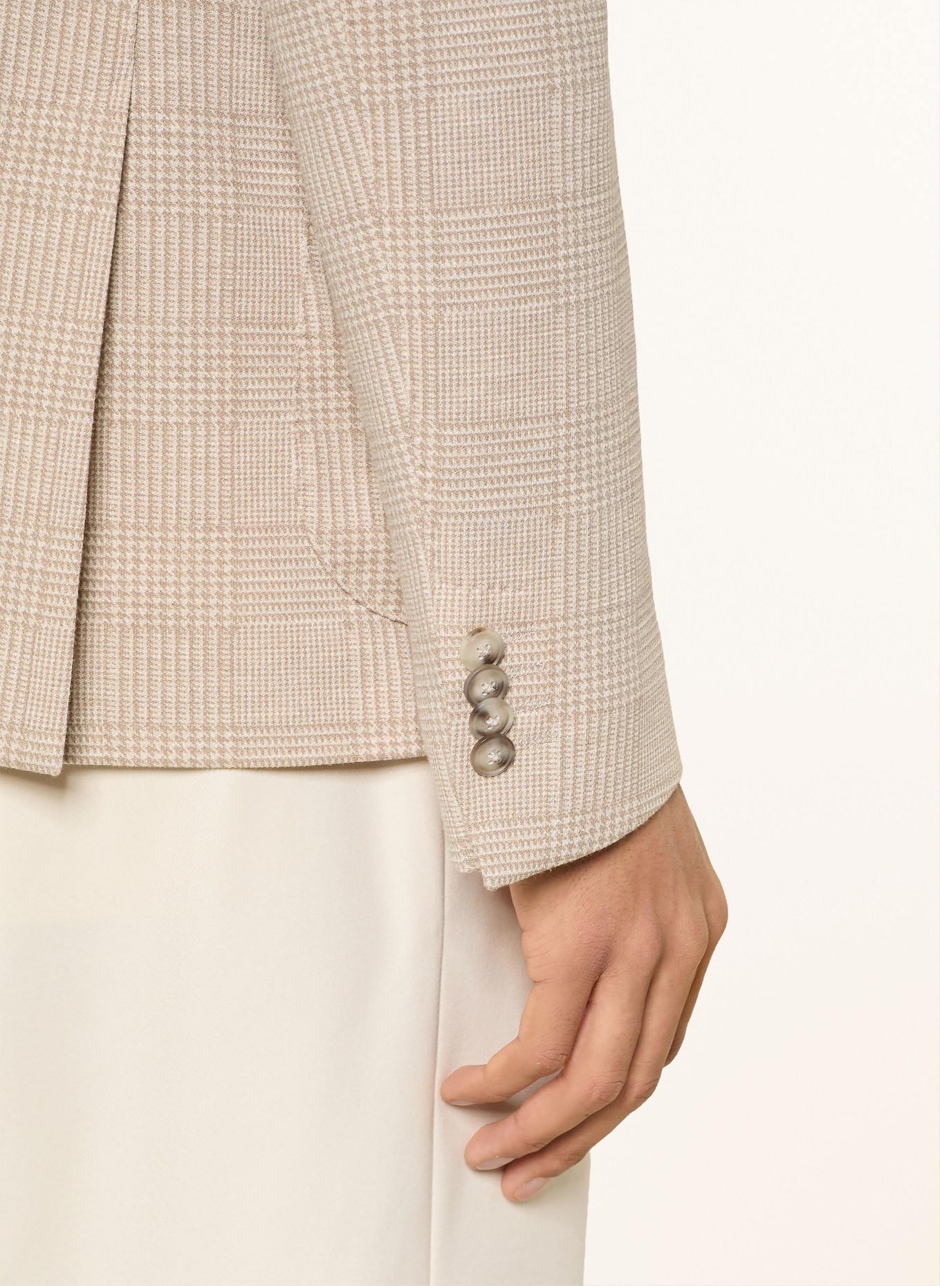 DRESSLER Jerseysakko Extra Slim Fit: HELLBRAUN