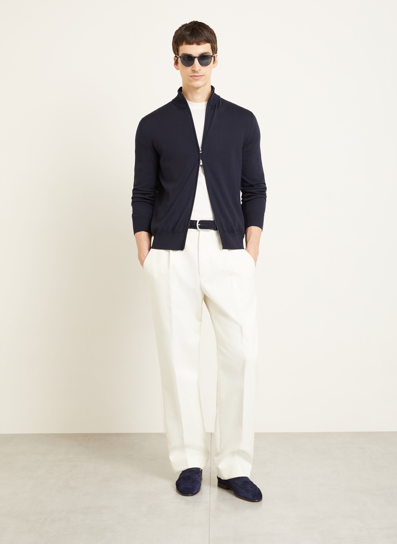 AGNONA Strickjacke: DUNKELBLAU