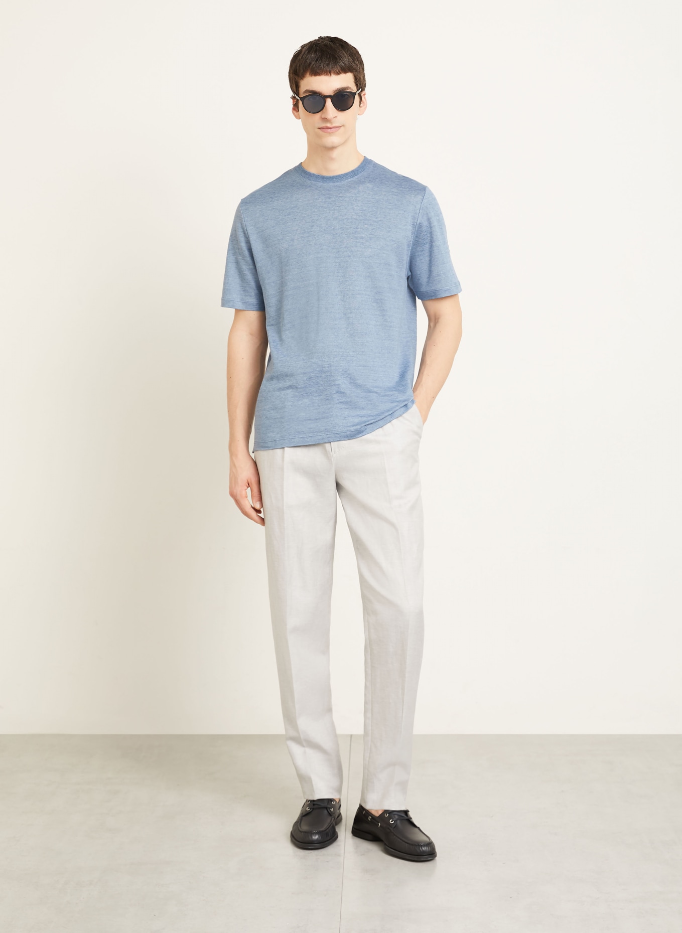 AGNONA T-Shirt: BLAUGRAU