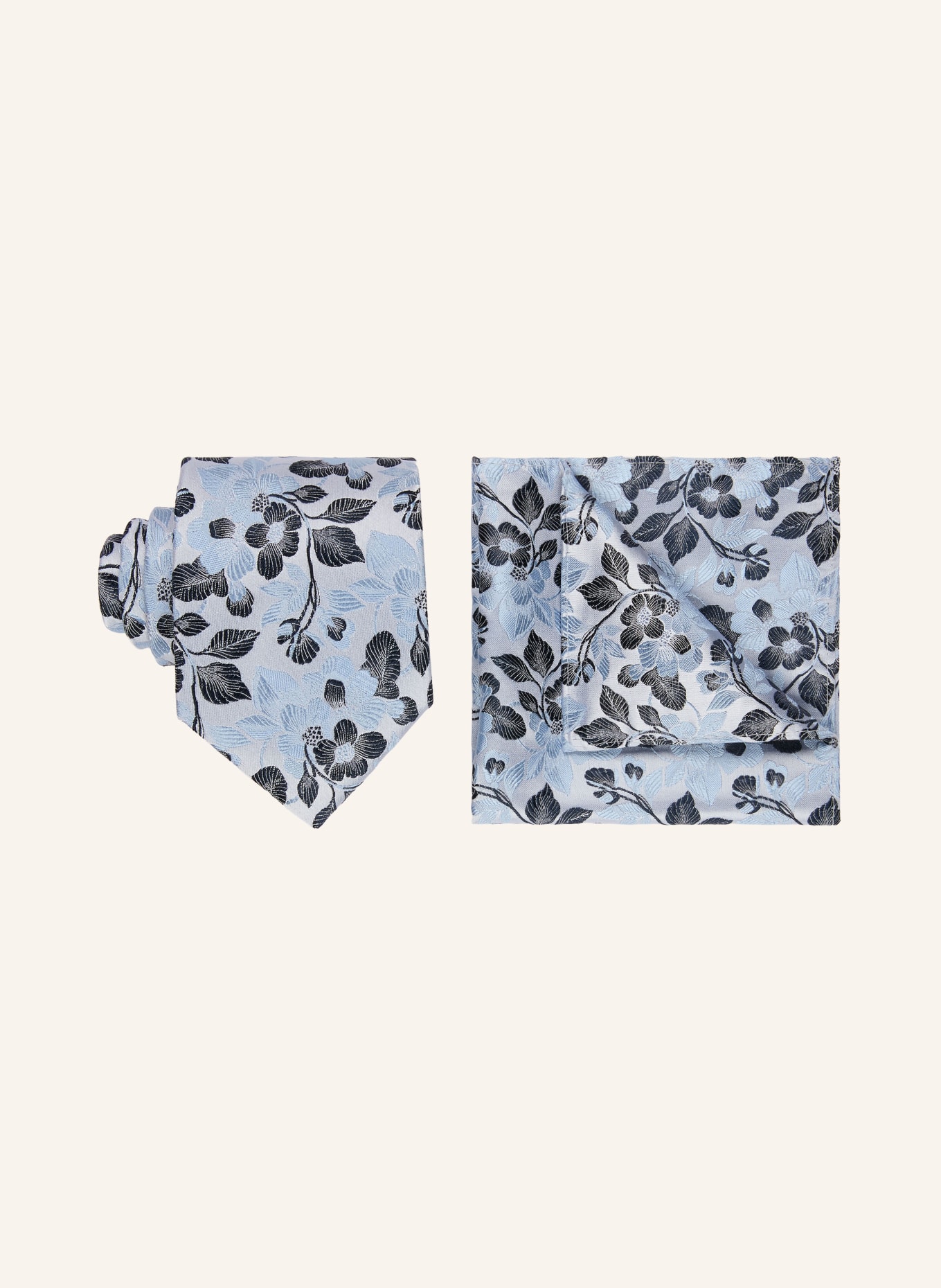 DIGEL Sada DANNY: kravata a kapesník: TMAVĚ MODRÁ / TMAVĚ MODRÁ