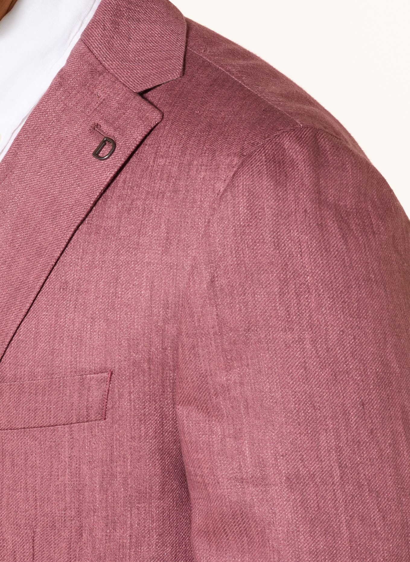 DIGEL Leinensakko EDWARD Modern Fit: ROT