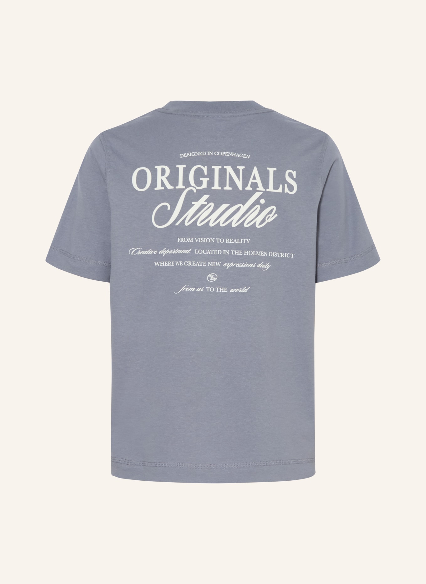 JACK&JONES T-Shirt: BLAUGRAU