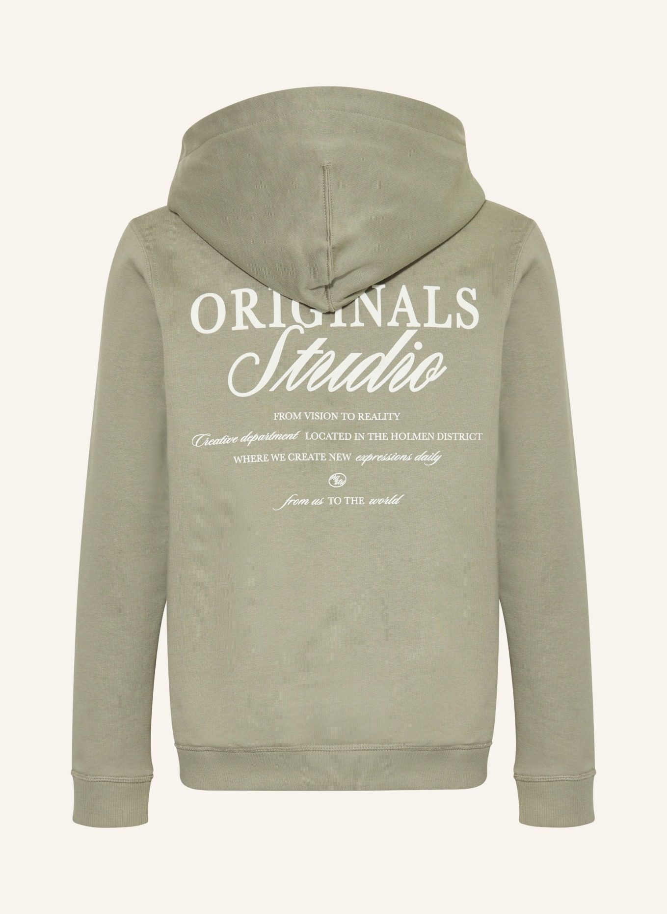 JACK&JONES Hoodie JORNORREBRO: OLIV