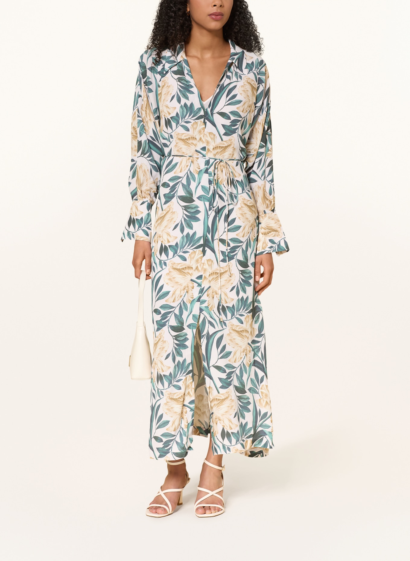 TED BAKER Dress RHAEE: CREAM / CAMEL / GREEN