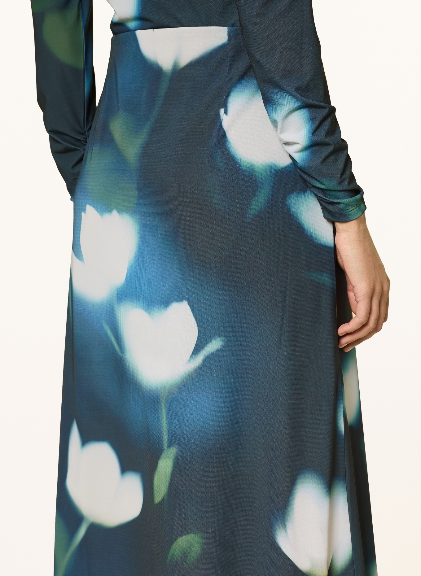 TED BAKER Skirt RHEA: TEAL / LIGHT GREEN / WHITE