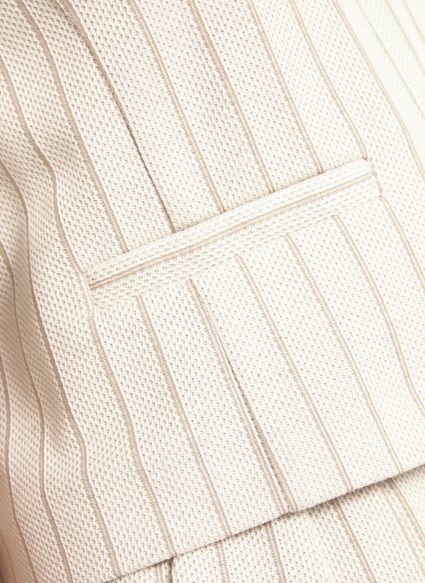 Max Mara Kastenjacke ANGIO: WEISS / TAUPE