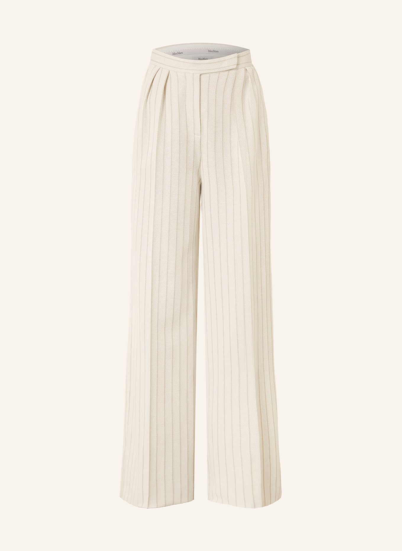 Max Mara Marlenehose OSSO: WEISS / TAUPE