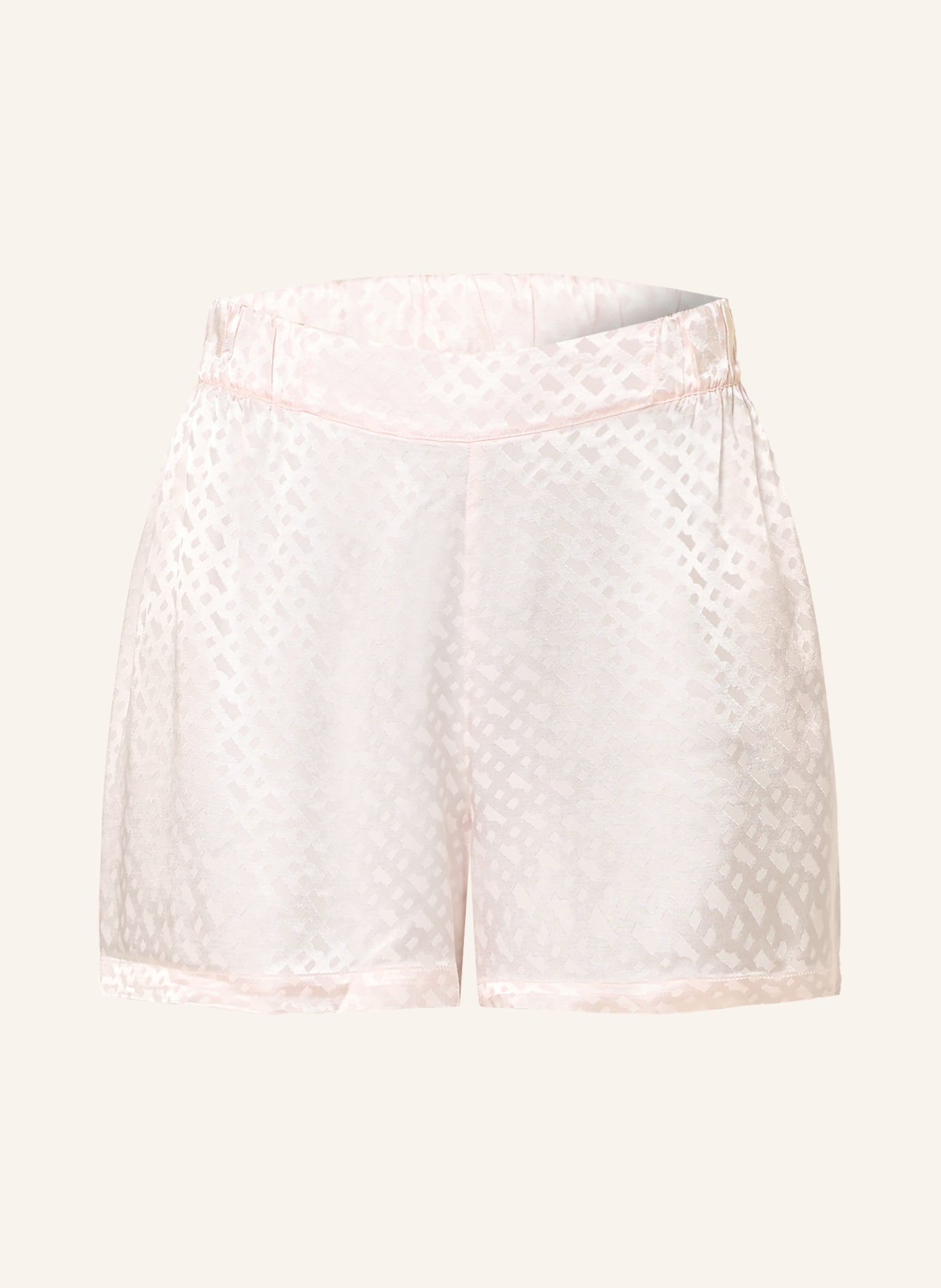 BOSS Spací šortky MONOGRAM: RŮŽOVÁ