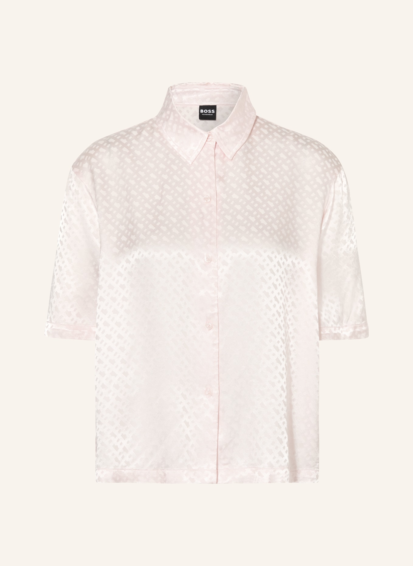 BOSS Koszulka nocna MONOGRAM: RÓŻOWY