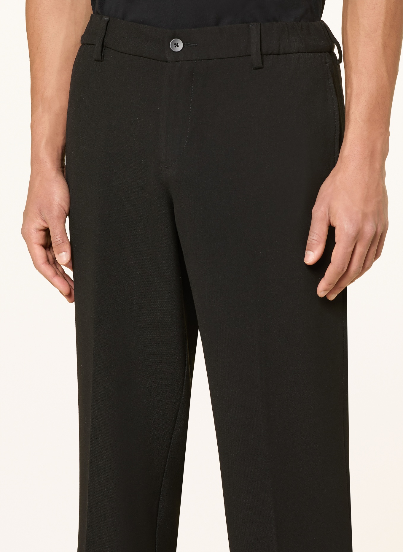MAC Chino TONY Regular Fit: SCHWARZ