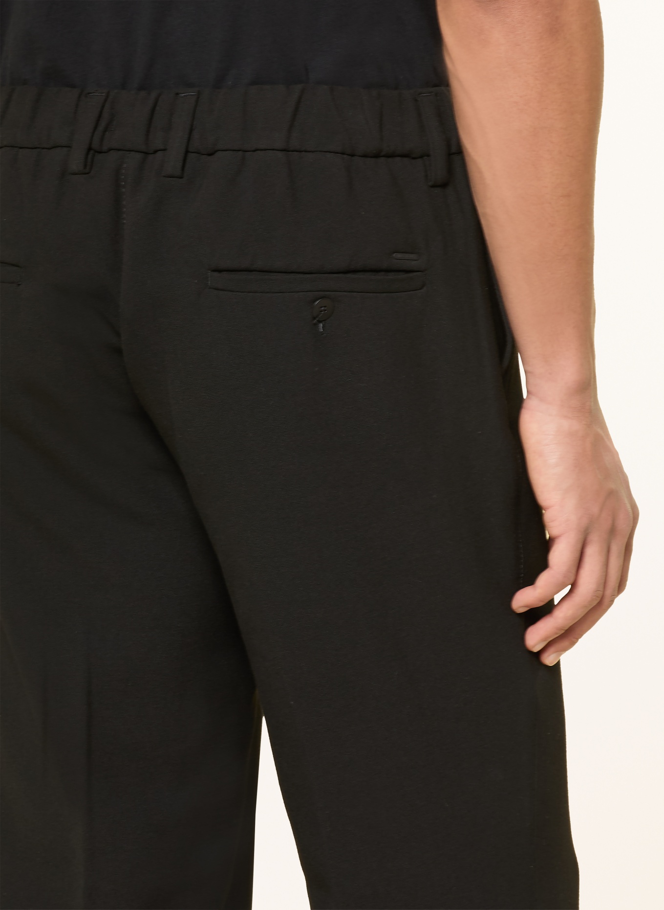 MAC Chino TONY Regular Fit: SCHWARZ